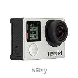 GoPro HERO4 Silver Action Camera/Camcorder + Waterproof Housing + LCD Screen