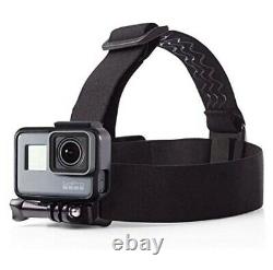GoPro HERO7 Silver 4K HD Action Camera LCD GPS +Head Strap&Clip+ Sleeve 64GB SD
