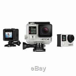 GoPro Hero4 Silver Edition Camera CHDHY-401 With LCD With Lots of Accessories