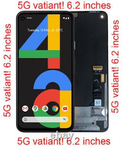 Google Pixel 4a (5G) LCD Display Touch Screen Digitizer Replacement GRADE C