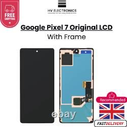 Google Pixel 7 Original Screen LCD Display Screen Touch Digitizer With Frame