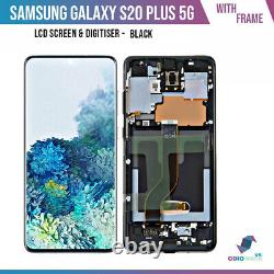 Gunien OLED Touch Screen Display For Samsung Galaxy S20 Plus 5G With Frame UK