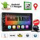 Head Unit Android 7.1 Wifi 7 Lcd 2din Car Radio Stereo Player Gps Sat Nav Cam E