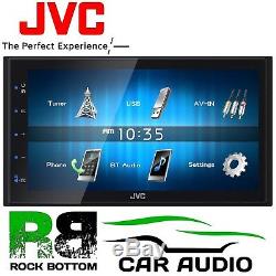 JVC KW-M24BT 6.8 LCD Touchscren Mechless Bluetooth USB iPhone Car Stereo Player