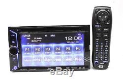JVC KW-V30BT Double DIN DVD/CD Player 6.1 LCD Android iPhone Bluetooth SiriusXM