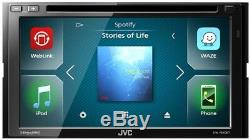 JVC KW-V640BT 2 DIN DVD/CD Player 6.8 LCD Spotify Pandora Bluetooth SiriusXM