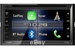 JVC KW-V820BT RB DVD/CD Player 6.8 LCD Apple CarPlay Bluetooth Pandora SiriusXM