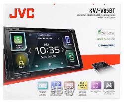 JVC KW-V85BT 2 DIN DVD/CD Player 6.8 LCD Spotify Pandora Bluetooth SiriusXM