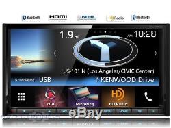Kenwood DNX773S Car GPS by Garmin LCD HDMI USB BlueTooth 2-DIN Stereo RB