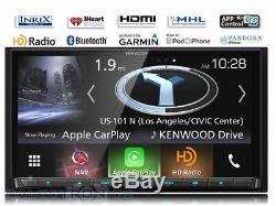 Kenwood DNX994S eXcelon LCD DVD Carplay Car Stereo 2-DIN GPS Navigation