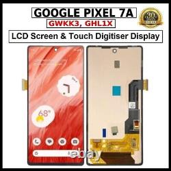 LCD Black No Frame Original Screen Touch Display Assembly For Google Pixel 7A