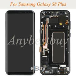 LCD Display Touch Screen Digitizer For Samsung Galaxy S8 Plus With Frame Black