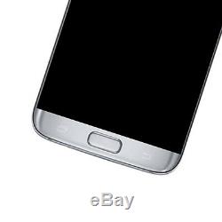 LCD Display Touch Screen Digitizer Frame Per Samsung Galaxy S7 Edge G935F Silver