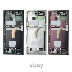 LCD For Samsung Galaxy S22 Ultra Replacement LCD Display Touch Screen With Frame