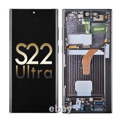 LCD For Samsung Galaxy S22 Ultra Replacement LCD Display Touch Screen With Frame