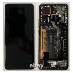 LCD Screen Touch Digitiser Frame & Battery For Xiaomi 12 Pro Black OEM Pulled
