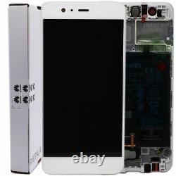 LCD Touch Screen For Huawei P10 Replacement Chassis Buttons Battery Part Silver