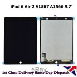 LCD Touch Screen Replacement Black For iPad 6 6th Gen Air 2 Display & Digitizer