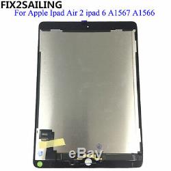 LCD Touch Screen Replacement Black For iPad 6 6th Gen Air 2 Display & Digitizer