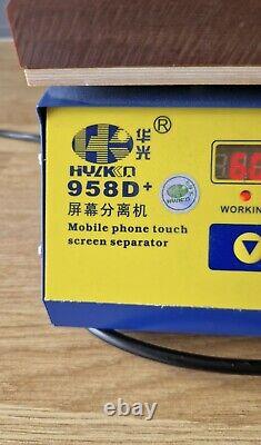 LCD heating plate mobile phones touch screen separator repair tool 958D+