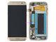 Lcd Display Touch Screen+frame Per Samsung Galaxy S7 Edge G935f Oro+cover+tool