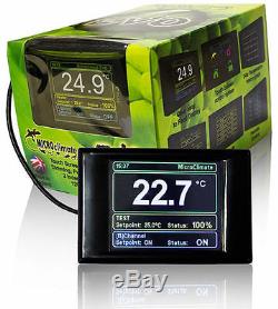 Microclimate EVO Digital Touch Screen LCD Vivarium thermostat Reptile Prime Stat