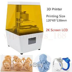 N4 3D Printer Precision 47m SLA Photon Touchscreen 2K Screen LCD DIY Jewelry