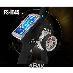 NEW FLYSKY FS-iT4S 2.4Ghz LCD TOUCH SCREEN 4CH RC COMPETITION RADIO FULL SET