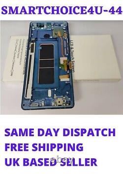 New For Samsung Note 8 Replacement LCD Screen Touch Digitizer with Frame-Black