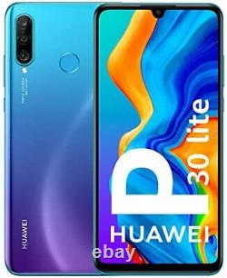 New Huawei P30 Lite Blue 128GB 4G LTE 6.15 LCD GPS 48MP Unlocked Smartphone