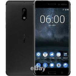 New Nokia 6 Black 32GB 4G LTE 5.5 LCD 16MP 3GB Ram Unlocked Android Smartphone