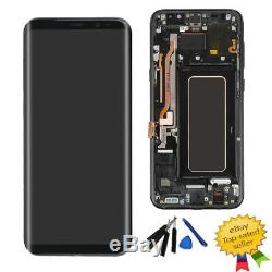 OEM LCD Display Touch Screen Digitizer For Samsung Galaxy S8+ Plus Frame BLACK