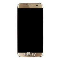 OEM New LCD Display Glass Digitizer Frame For Samsung Galaxy S7 Edge G935F Gold