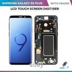 OLED Display LCD Touch Screen+Black Frame For Samsung Galaxy S9 Plus SM-G965 UK