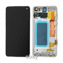 OLED Display LCD Touch Screen Digitizer For Samsung Galaxy S10e G970 White Frame