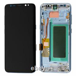 OLED For Samsung Galaxy S8 G950F LCD Display Touch Screen Replacement Blue Frame