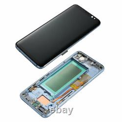 OLED For Samsung Galaxy S8 G950F LCD Display Touch Screen Replacement Blue Frame