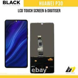 OLED LCD Touch Screen Digitizer Assembly With Frame Huawei P30 Black UK