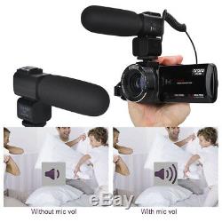 ORDRO HDV-Z20 Wifi 3'' LCD Video Camera Remote Control Camcorder With Microphone