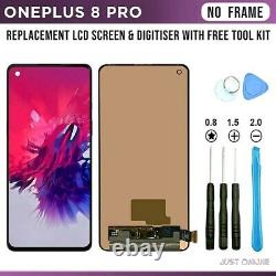 Original AMOLED OLED LCD Touch Screen Digitizer Display For OnePlus 8 Pro Black