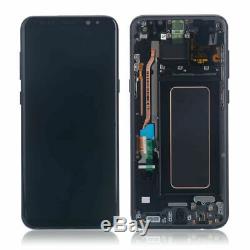 Original Samsung Galaxy S8 SM-G950F G950 TOUCH SCREEN DISPLAY LCD Schwarz NEU
