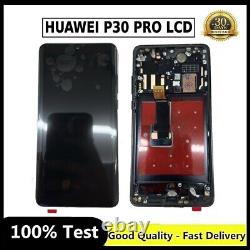 Original Screen LCD BLACK Touch Display Fingerprint OLED WF For Huawei P30 Pro
