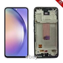 Original Screen for Samsung A54 5G LCD Display Touch Screen Assembly + Frame