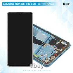 Original With Frame LCD Display Touch Screen Digitizr For Huawei P30 VOG-L09 L29