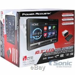 POWER ACOUSTIK Double DIN Bluetooth Car Stereo with Detachable 10 LCD PD-1032B