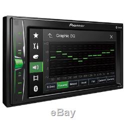 Pioneer MVH-200EX Double 2 DIN MP3/WMA Digital Media Player 6.2 LCD Bluetooth