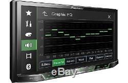 Pioneer MVH-300EX Double 2 DIN MP3/WMA Digital Media Player 7 LCD Bluetooth NEW