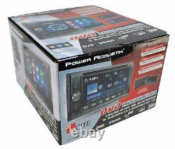 Power Acoustik 6.2 LCD Detachable 2-Din DVD CD MP3 USB AM/FM Bluetooth PD-625B