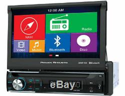 Power Acoustik Pdn-726b Car Dvd/cd Player 7 LCD Gps Navigation Bluetooth Usb