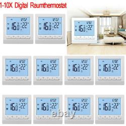 Programmable LCD Display Touch Screen Underfloor Heating Thermostat Controller